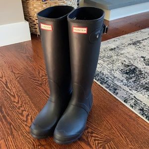 Hunter tall rain boots